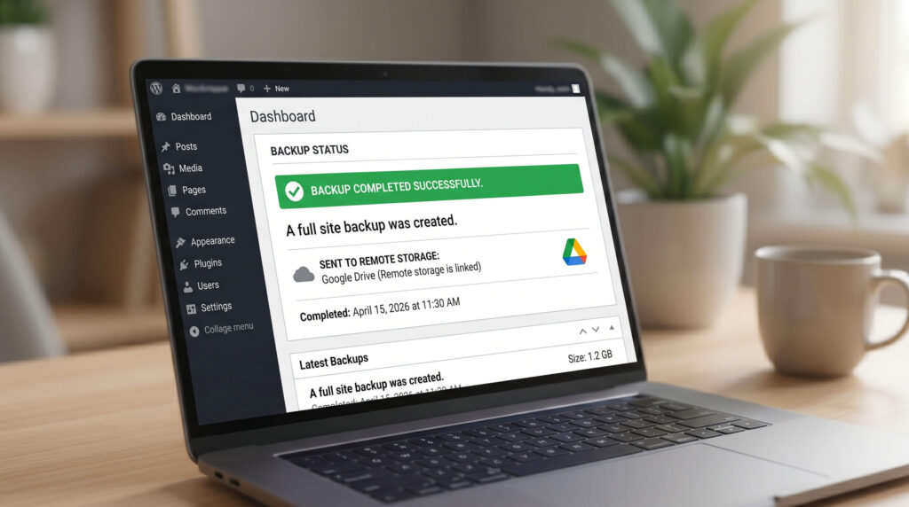 Setting up automatic WordPress backups to Google Drive.