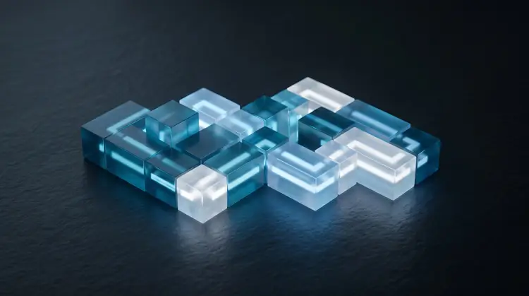 Abstract visualization of fast server performance for modern WordPress block builders.