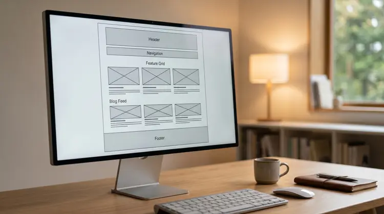 A successfully launched new WordPress website running on reliable hosting.