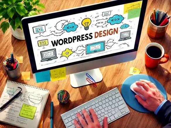 High-quality custom WordPress website design services by Renuom, focusing on minimal and responsive layouts.