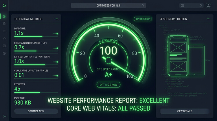 Optimizing site speed and Core Web Vitals for better WordPress lead generation.