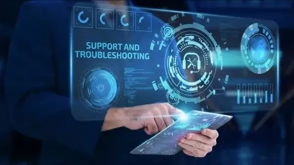 A digital interface displaying advanced technical support and troubleshooting, representing the dedicated WordPress maintenance services provided for complex, dynamic sites.